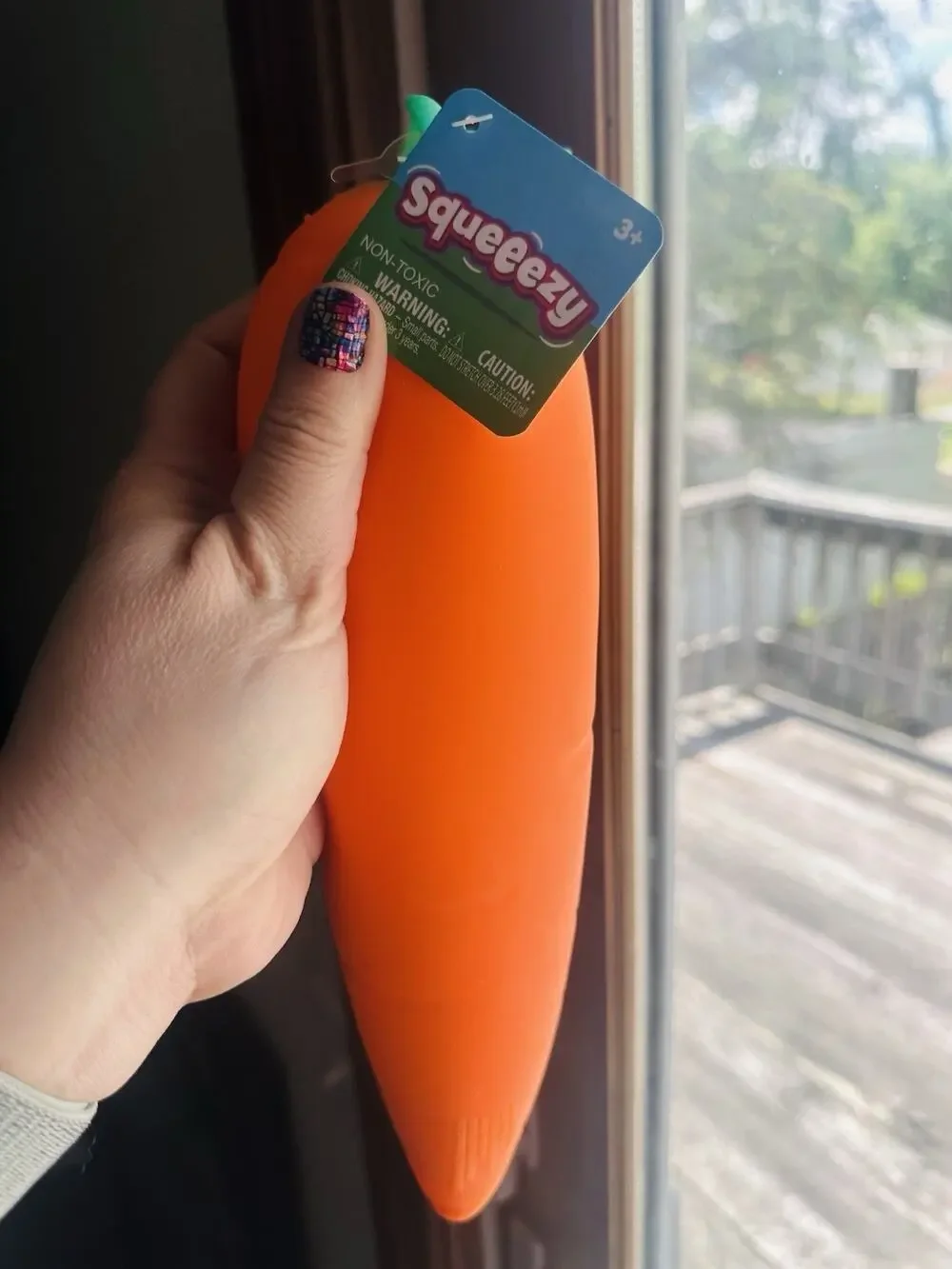 New Jumbo Squeeezy Carrot 🥕Orange Squishy Toy TikTok Viral Squishy